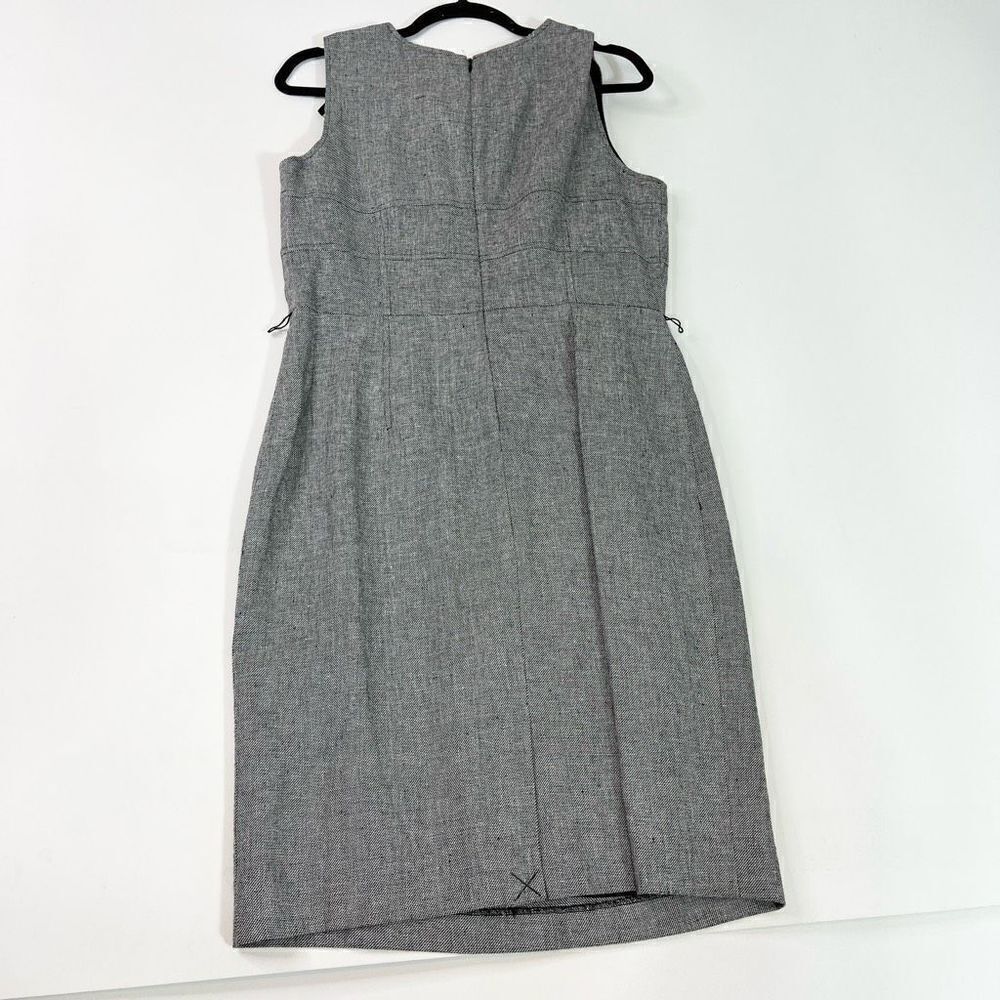 Calvin Klein Suit Womens 10 Black And White Linen Blend Double Breasted NWT - Picture 14 of 16